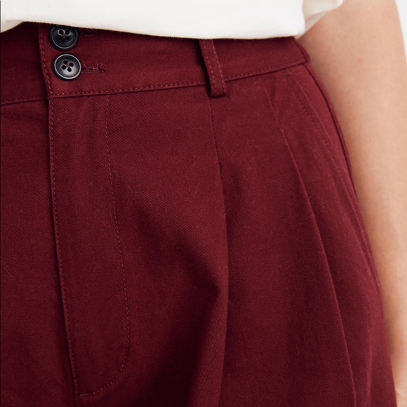 Madewell Pleated Wide-Leg Pants - Picture 4 of 5